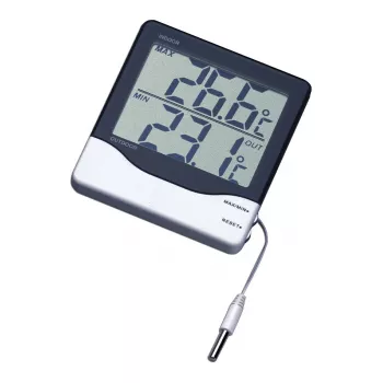 TFA Dostmann Kabelthermometer Schwarz-Weiß (30.1011.K)