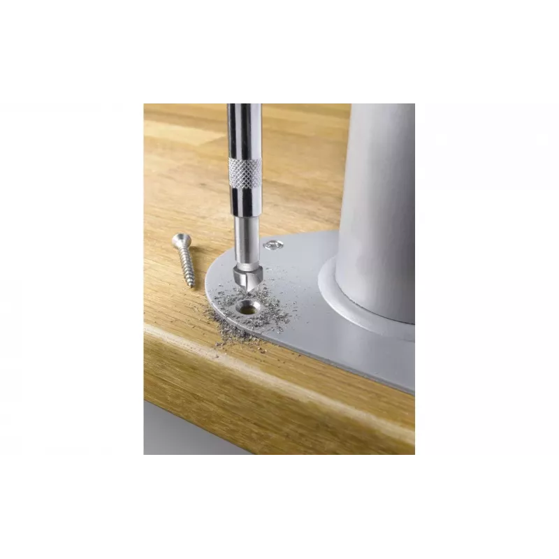 KWB 704840 HSS Kegelsenker 16 mm, 90°, 3 Schneiden, Zylinderschaft