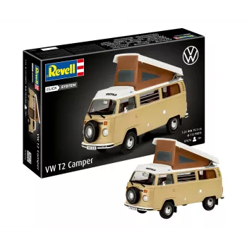 Revell 1:24 VW T2 Camper Plastikmodellbausatz 07676