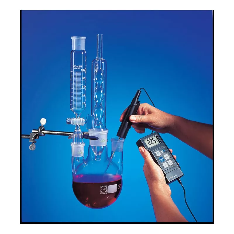 TFA Dostmann 31.1020 Professionelles digitales Einstichthermometer, NTC, -40 bis +200 °C, Edelstahlsonde, IP65