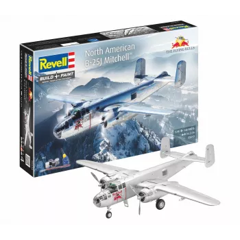 Revell 05643 Flying B-25J Mitchell Flugzeugmodellbausatz 1:48 Maßstab, 137 Teile, Skill Level 4