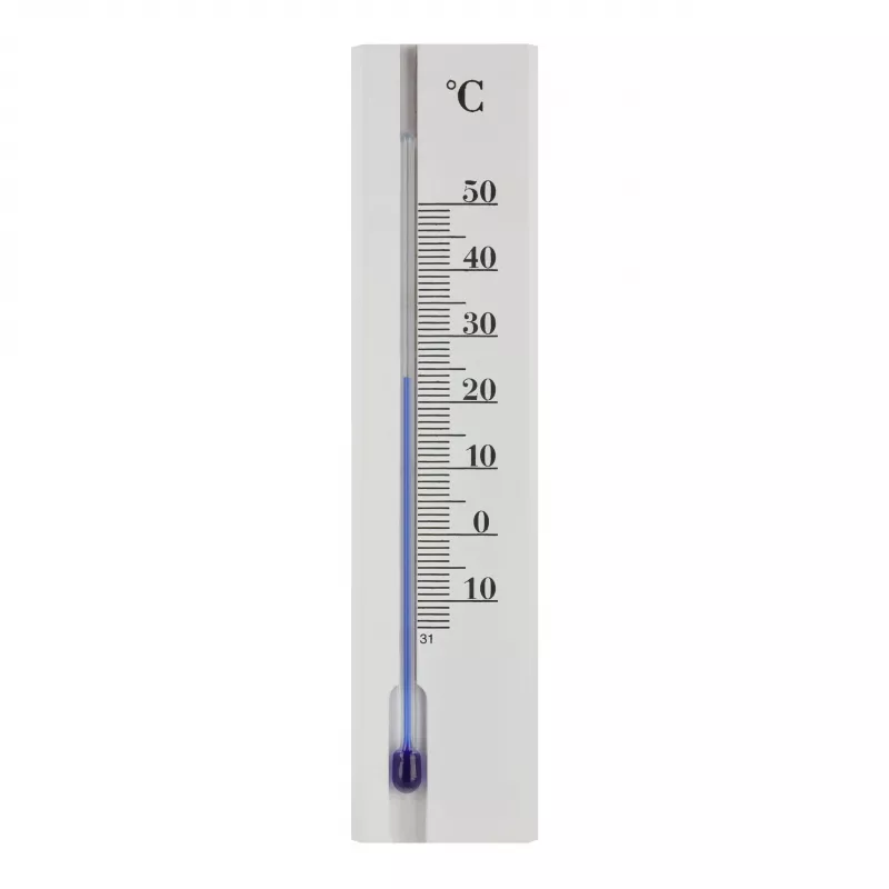 TFA Dostmann 12.1032.09 Wandmontierbares Analogthermometer, Weiß, -30 bis +50 °C
