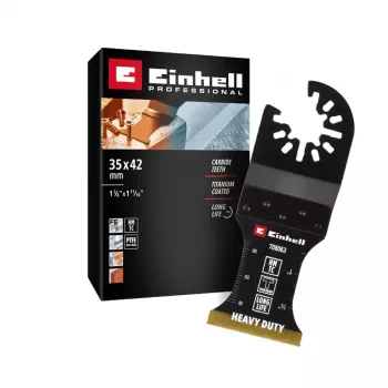 Einhell 708063 Tauchsägeblatt HM-TI 35 mm Bimetall Multifunktionswerkzeug-Zubehörset 35 mm (708063)