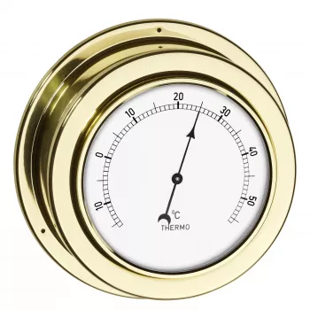 TFA Dostmann Messing-Wandthermometer 19.2015, Analog, -30 bis +50°C