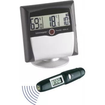 TFA Dostmann 95.2008 Digitale Wetterstation Schwarz