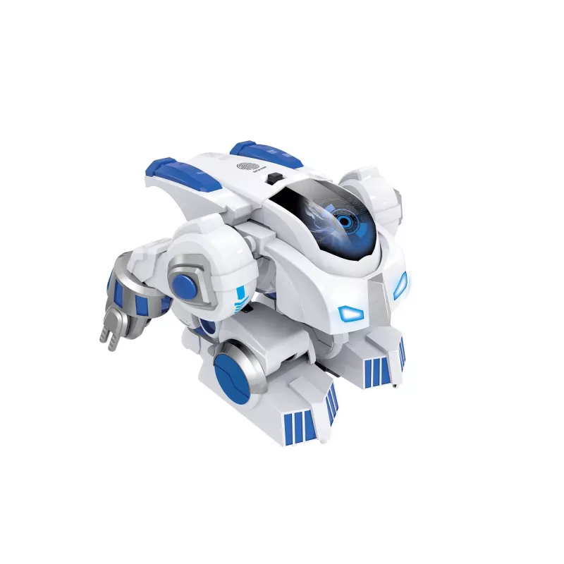 Revell Control T-Giant RC Roboter - 2,4 GHz, Schaumstoffscheiben-Schütze, LED-Effekte, Weiß/Grau/Orange 24700