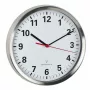 TFA Dostmann 60.3529.02 Funk-Wanduhr 220 mm Aluminium Sekundenzeiger schleichend