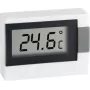 TFA DOSTMANN Mini-Thermometer, Doppelskala, -30 bis +50 °C, Weiß 30.2017.02