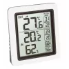 TFA Dostmann INFO Kabelloses Innen-/Außenthermometer Schwarz-Grau 30.3065.02