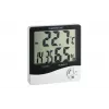 TFA Dostmann WS 5031 Thermo-Hygrometer mit Uhr, Schwarz/Weiß 30-5031