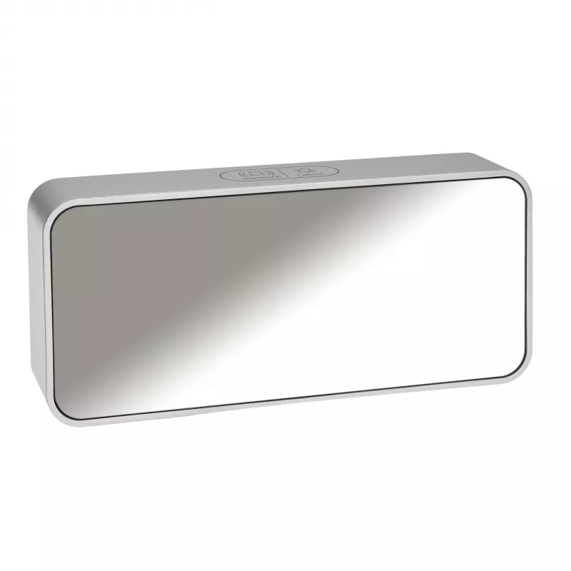TFA Dostmann 60.2032.54 Quarz-Wecker Silber mit Dual-Alarm