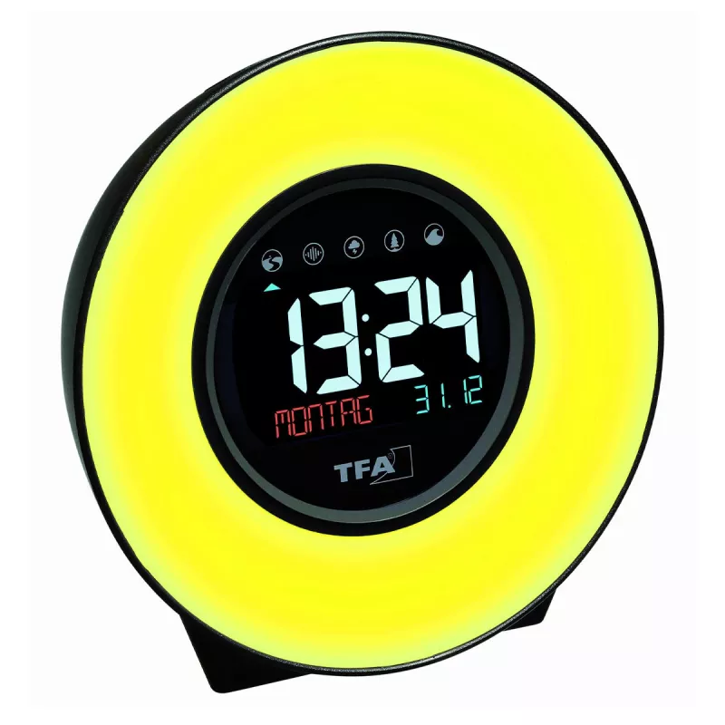 TFA Dostmann 60.2023.02 Quarz-Wecker Weiß
