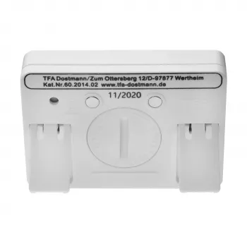 TFA Dostmann 60.2014.02 Digitaler Wecker mit Timer und Stoppuhr, Schwarz