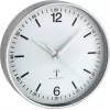 TFA Dostmann 60.3503 Funk-Aluminium-Wanduhr, Schwarz