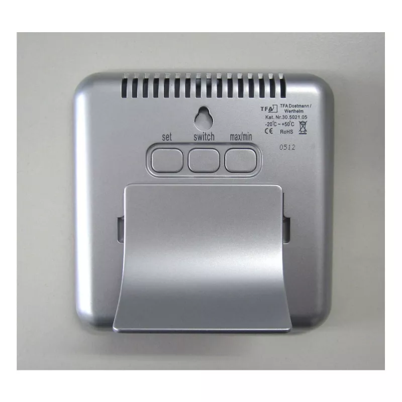 TFA Dostmann Style Innenraum-Elektronik-Hygrometer Rot (30.5021.05)