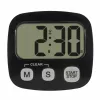 TFA Dostmann 2-teiliges digitales Timer-Set mit Stoppuhr und Uhr, Schwarz und Weiß (38.2057.40.02)
