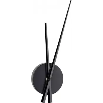 TFA Dostmann Quarz-Wanduhr 60.3036.01 Schwarz 96 mm x 310 mm x 33 mm