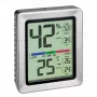 TFA Dostmann EXACTO Digitales Thermo-Hygrometer Silber 30.5047.54.K