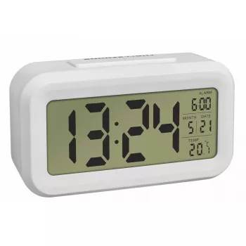 TFA Dostmann 60.2018.02 Digitaler Wecker Weiß