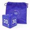 TFA Dostmann Timer CUBE Digitaler Würfel-Timer, Blau 38.2036.06