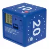 TFA Dostmann Timer CUBE Digitaler Würfel-Timer, Blau 38.2036.06