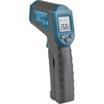TFA Dostmann RAY Infrarot-Fieberthermometer berührungslos, 32,0-42,9°C Körper, 0-100°C Objekt, 25 Speicherplätze, beleuchtetes LCD, Silent-Modus (31.1136.20)