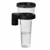 TFA Dostmann 47.1001 Regenmesser, Transparent/Schwarz, 0-40 mm, Manuell