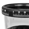 TFA Dostmann 47.1001 Regenmesser, Transparent/Schwarz, 0-40 mm, Manuell