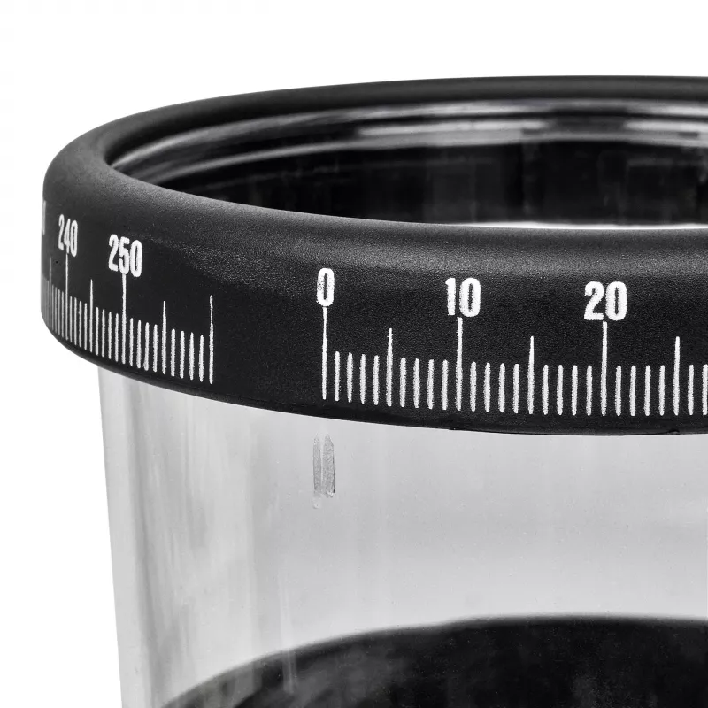 TFA Dostmann 47.1001 Regenmesser, Transparent/Schwarz, 0-40 mm, Manuell