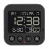 TFA Dostmann 60.2552.01 Funkwecker Schwarz mit Dual-Alarm