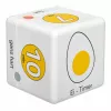 TFA Dostmann Cube Timer Digitaler Eieruhr, Weiß/Gelb (38.2041.07)