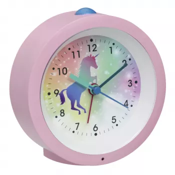 TFA Dostmann 60.1033.12 Quarz-Wecker Pink