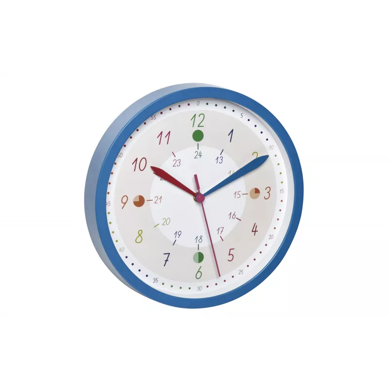 TFA Dostmann 60.3058.06.90 Quarz-Wanduhr 308 mm Blau