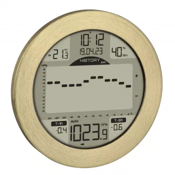 TFA Dostmann METEOMAR Maritime Wetterstation 35.1124.53 - Digital, Gezeitenanzeige, Mondphase, Funkgesteuerte Uhr, Unterstützt bis zu 3 Außensensoren
