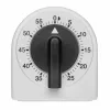 TFA Dostmann Analoger Küchenwecker Eieruhr Weiß-Schwarz Analog (38.1041)