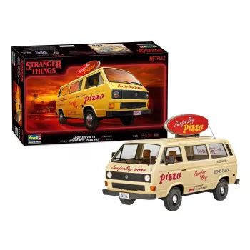 Revell Stranger Things VW T3 Bus Surfer Boy 1:24 Plastikmodellbausatz 07725