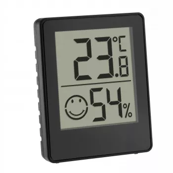 TFA Dostmann Digitales Thermo-Hygrometer Schwarz (30.5039.01.03)