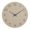 TFA Dostmann 60.3072.01 Quarz-Wanduhr 298 mm Helles Holz