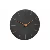 TFA Dostmann 60.3068.10 Quarz-Wanduhr 25 cm Schiefer, schleichendes Uhrwerk