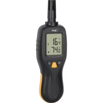 TFA Dostmann Digital Professional Thermo-Hygrometer Schwarz Gelb 31.1066 31.1066.01