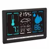 TFA Dostmann METEOCHROME Funk-Wetterstation mit Farbdisplay, 12-24h-Vorhersage, Außensensor, DCF-77-Uhr 35.1132.01