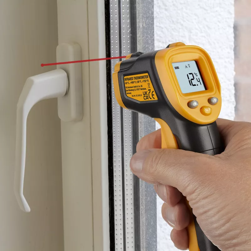 TFA Dostmann RAY LIGHT Infrarot-Thermometer 12:1 Optik -50 bis 400°C berührungslose IR-Messung (31.1143.13)