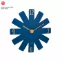 TFA Dostmann 60.3020.06 Mitternachtsblaue Wanduhr mit schleichender Sekunde 400mm