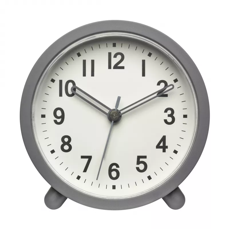 TFA Dostmann 60.1043.10 Quarz-Wecker Grau mit lautlosem Uhrwerk und Crescendo-Alarm