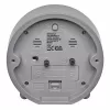 TFA Dostmann 60.1043.10 Quarz-Wecker Grau mit lautlosem Uhrwerk und Crescendo-Alarm