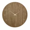 TFA Dostmann 60.3072.23 Quarz-Wanduhr 298 mm Dunkles Holz