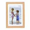 TFA Dostmann FRAMEO App Digitaler WiFi Bilderrahmen 10,1 Zoll 1280x800 IPS Touchscreen 32GB Braunes Holzdesign 37.1002.08