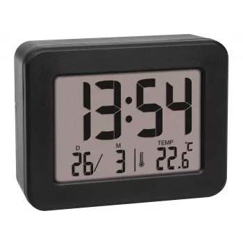 TFA 60.2044.01 Quarz-Wecker Schwarz