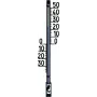 TFA Dostmann Großes analoges Außenthermometer, Schwarz 12.6003.01.90