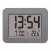 TFA Dostmann 60.2044.10 Quarz-Wecker Grau mit Einzelalarm